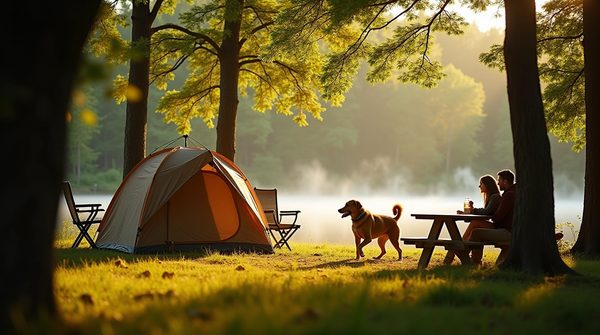 Camping chien accepté : voyager avec son compagnon à quatre pattes en toute sérénité