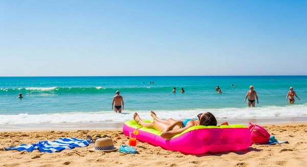 Matelas gonflable plage : le confort ultime pour vos journées ensoleillées